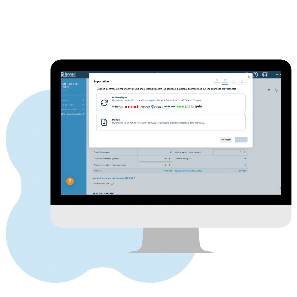 Double test - Importation