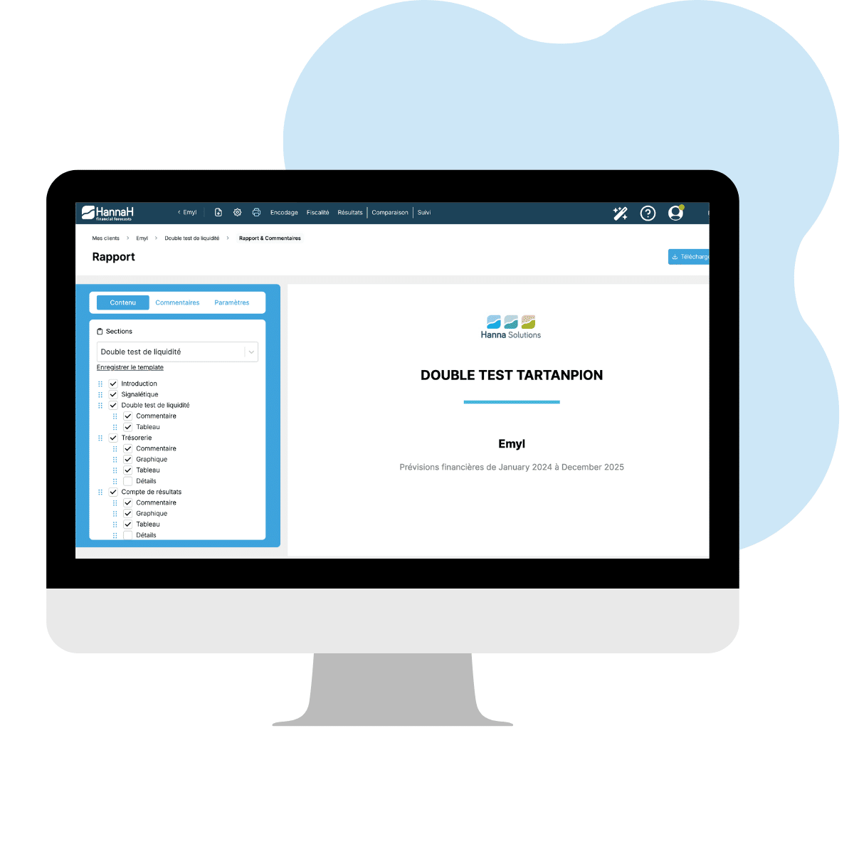 Double test - Impression